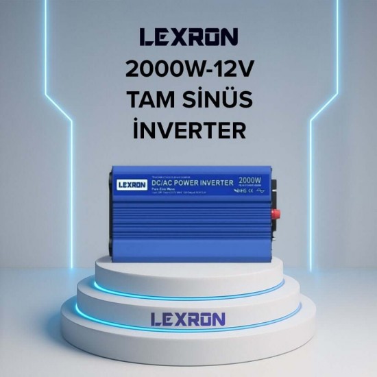 Lexron 2000W 12v Tam Sinüs İnverter lexron-2000w-12v-tam-sinus-inverter